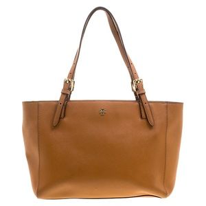 TORY BURCH BROWN TOTE BAG